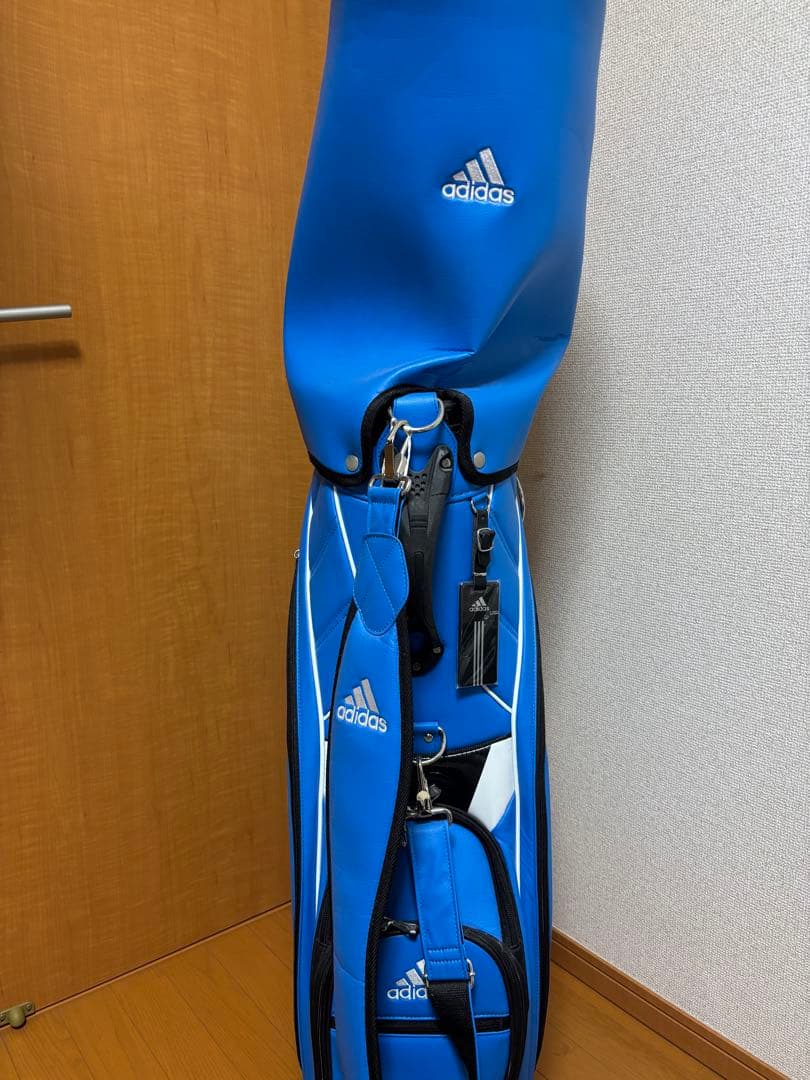 adidas キャディバッグ 青