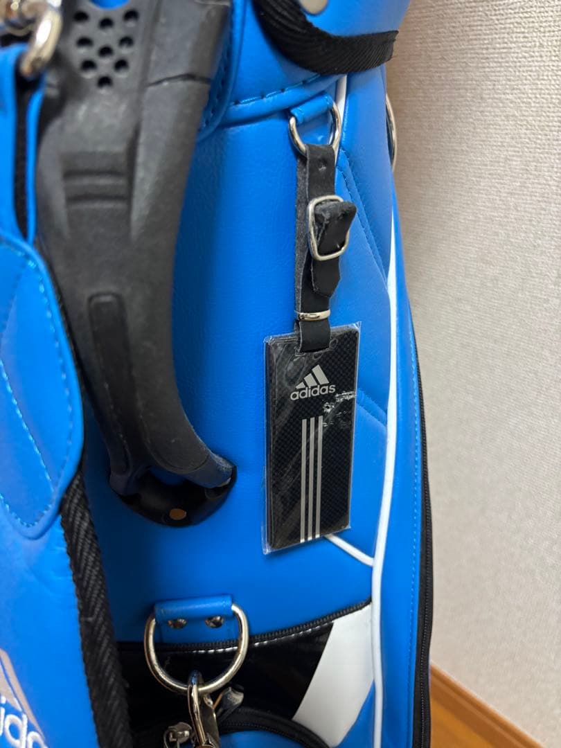 adidas キャディバッグ 青