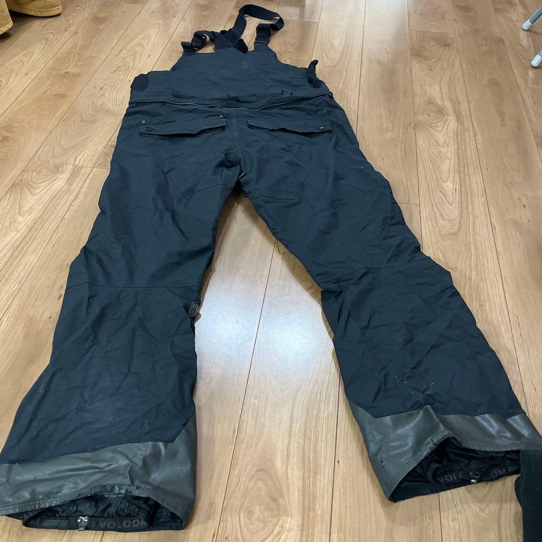 VOLCOM GORE-TEX ブラック ビブパンツ XL