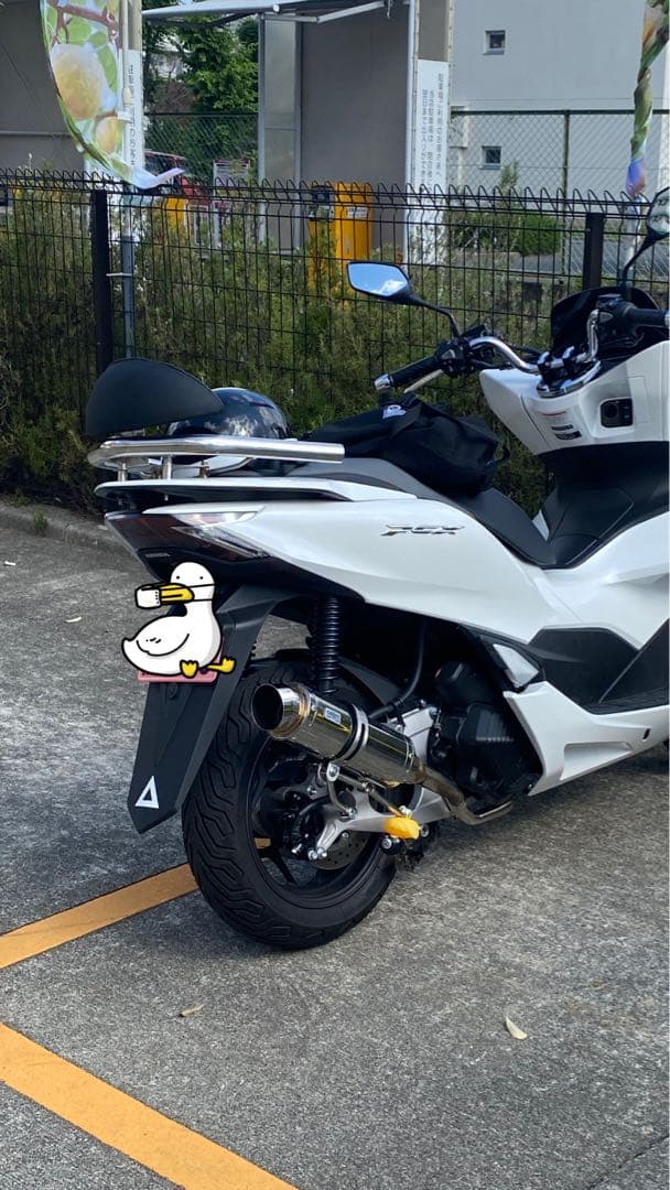 PCX125 キタコ　KITACO バックレスト　タンデム　背もたれ　jk05