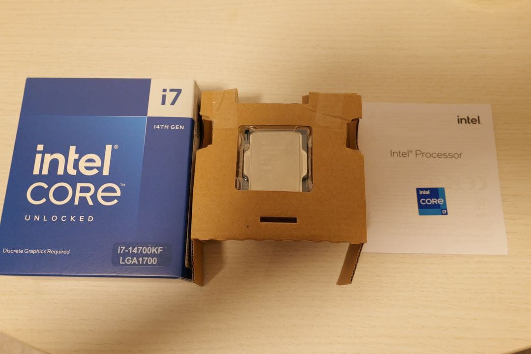 intel Core i7 14700KF 20コア28スレッド
