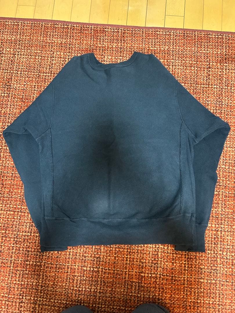 即購入可能❗️90s champion リバースウィーブ　ブラック　黒　無地　目無