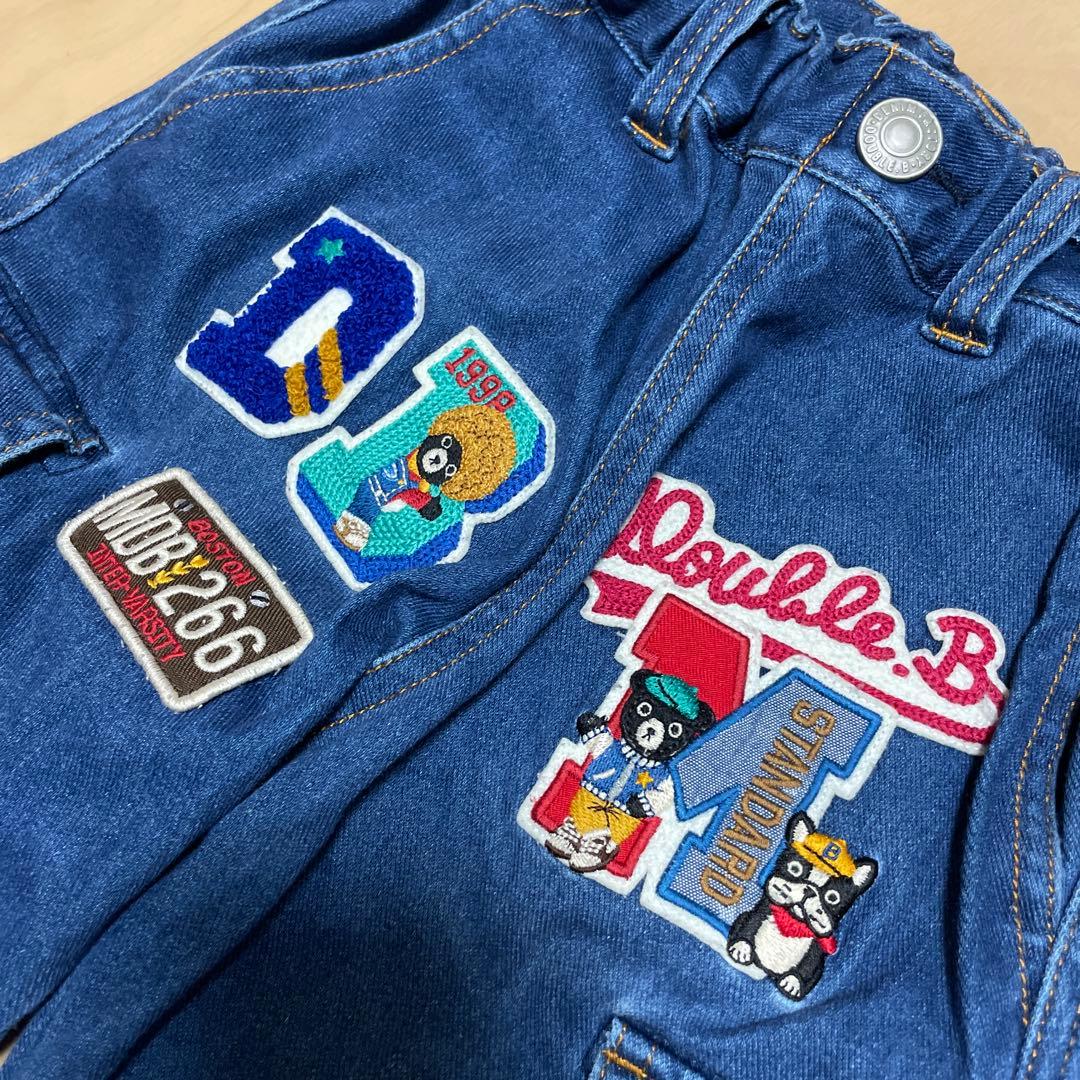 DOUBLE B デニム ジャケット パンツ セット 110
