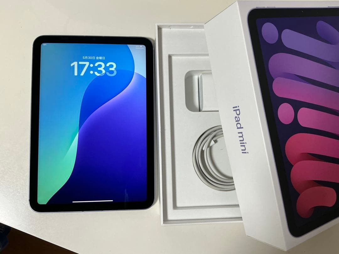 最終価格/美品ipadmini6/64GB/パープル/Cellular+wifi