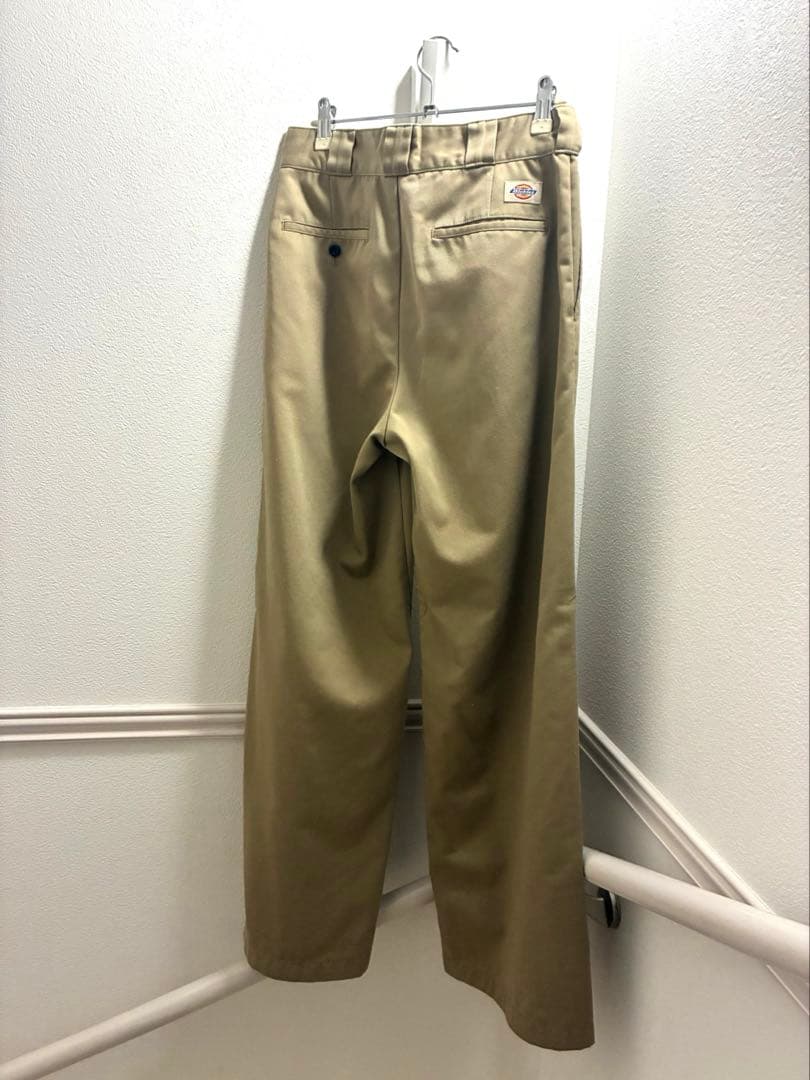 ok.soon×dickies wide chino pants ベージュ S