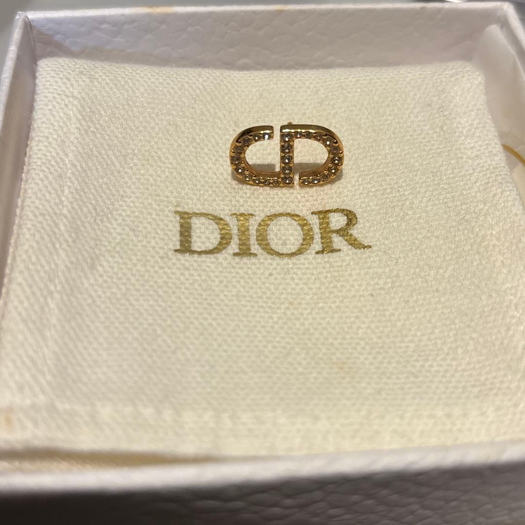 DIOR ピアス　ピンクゴールド　片耳