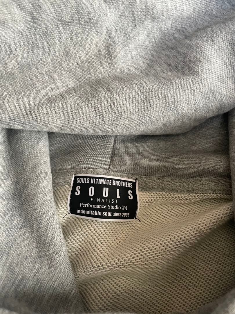 SOULS ソウルズ Wフードプルパーカー グレー 3XL