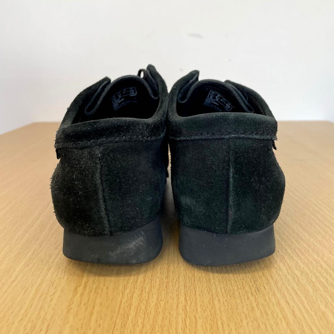 【良品】Clarksクラークス　ワラビー　ゴアテックス　スエード　ブラック