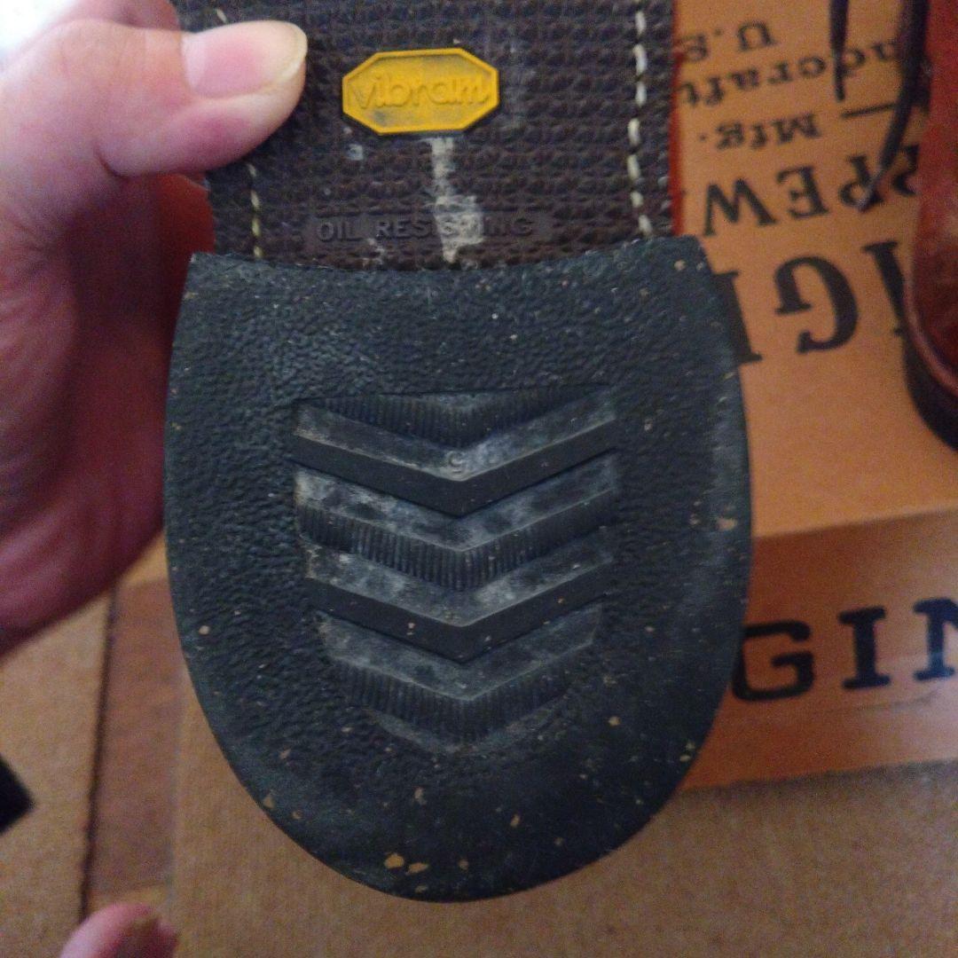 早い者勝ちCHIPPEWA US10ブラウン4353TAN レザー ワークブーツ