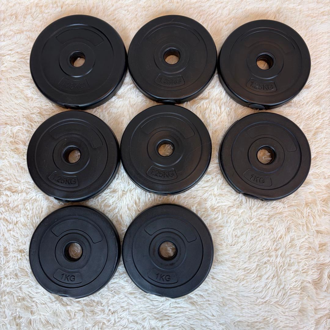 直接引き取り限定 約80kg 可変式 ダンベル プレート セット