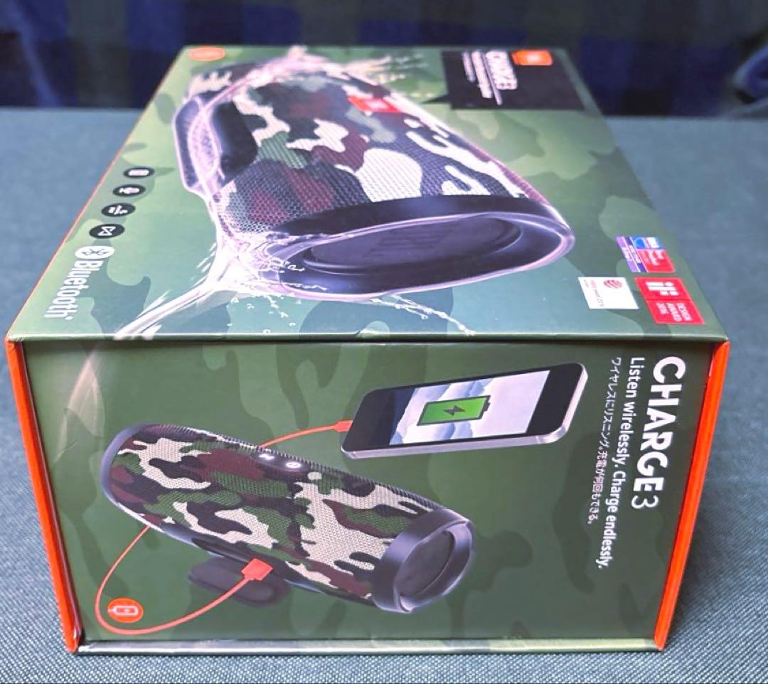 美品 JBL Charge 3　チャージ3 Bluetoothスピーカー　迷彩柄
