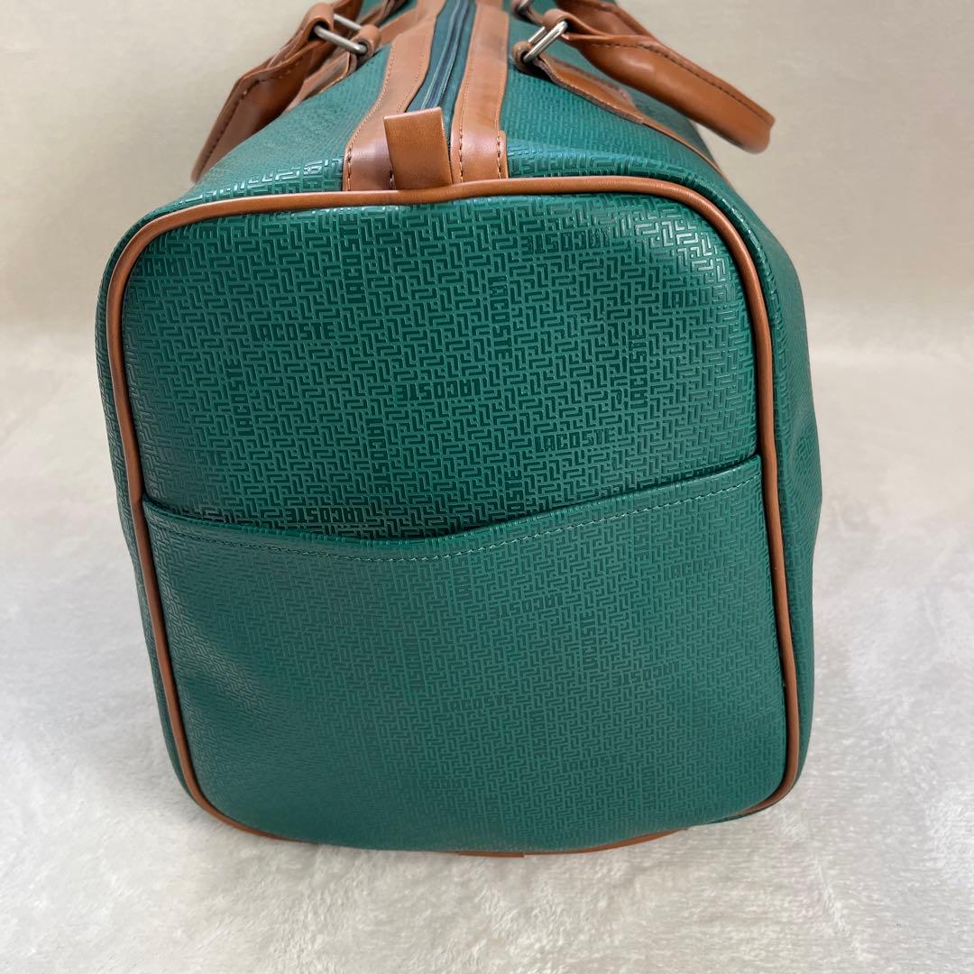 ラコステ　ボストンバック　ゴルフバッグ　旅行　総柄　大容量