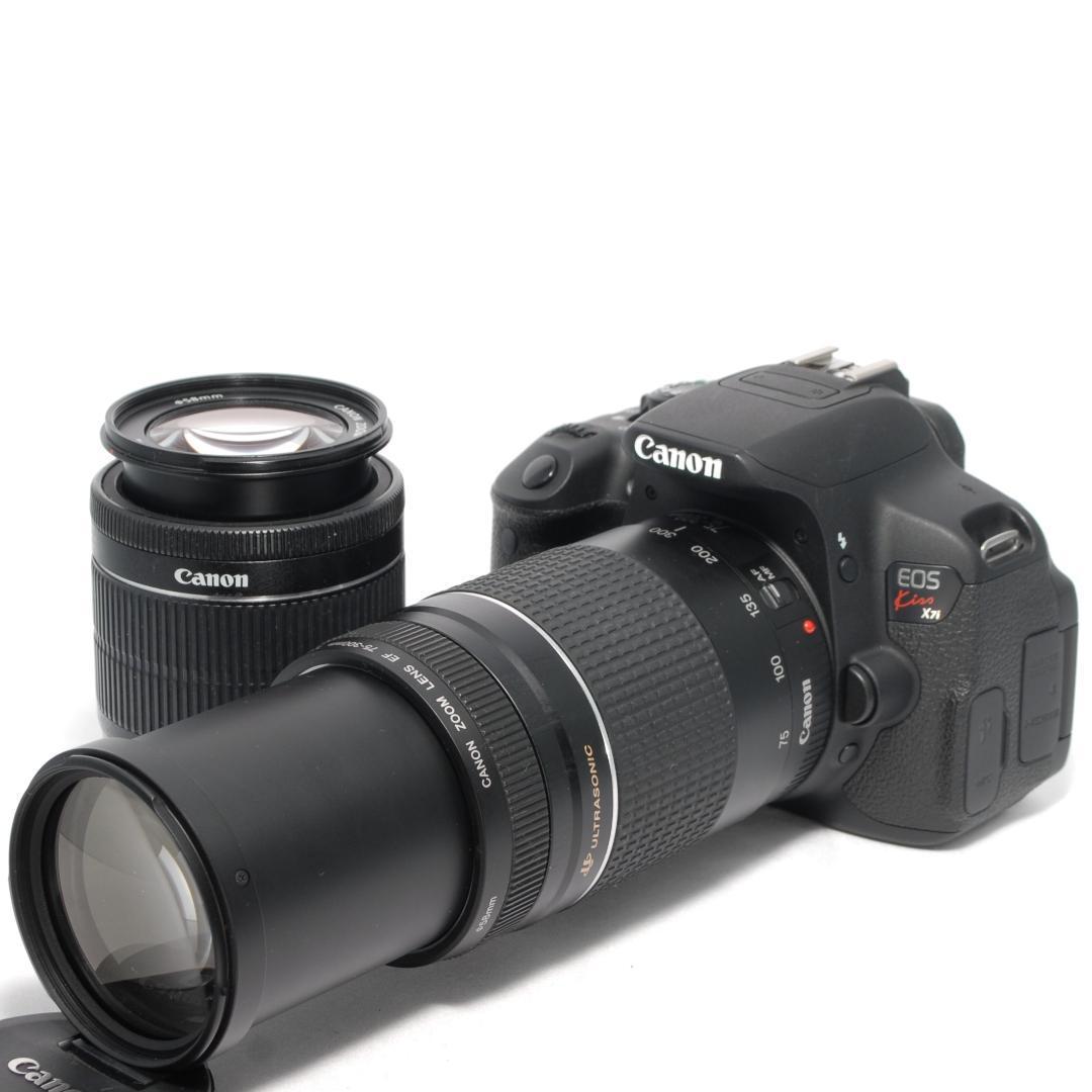 ✨CANON KISS X7i✨Wレンズ✨高速手振れ補正＆超望遠✨一眼レフ