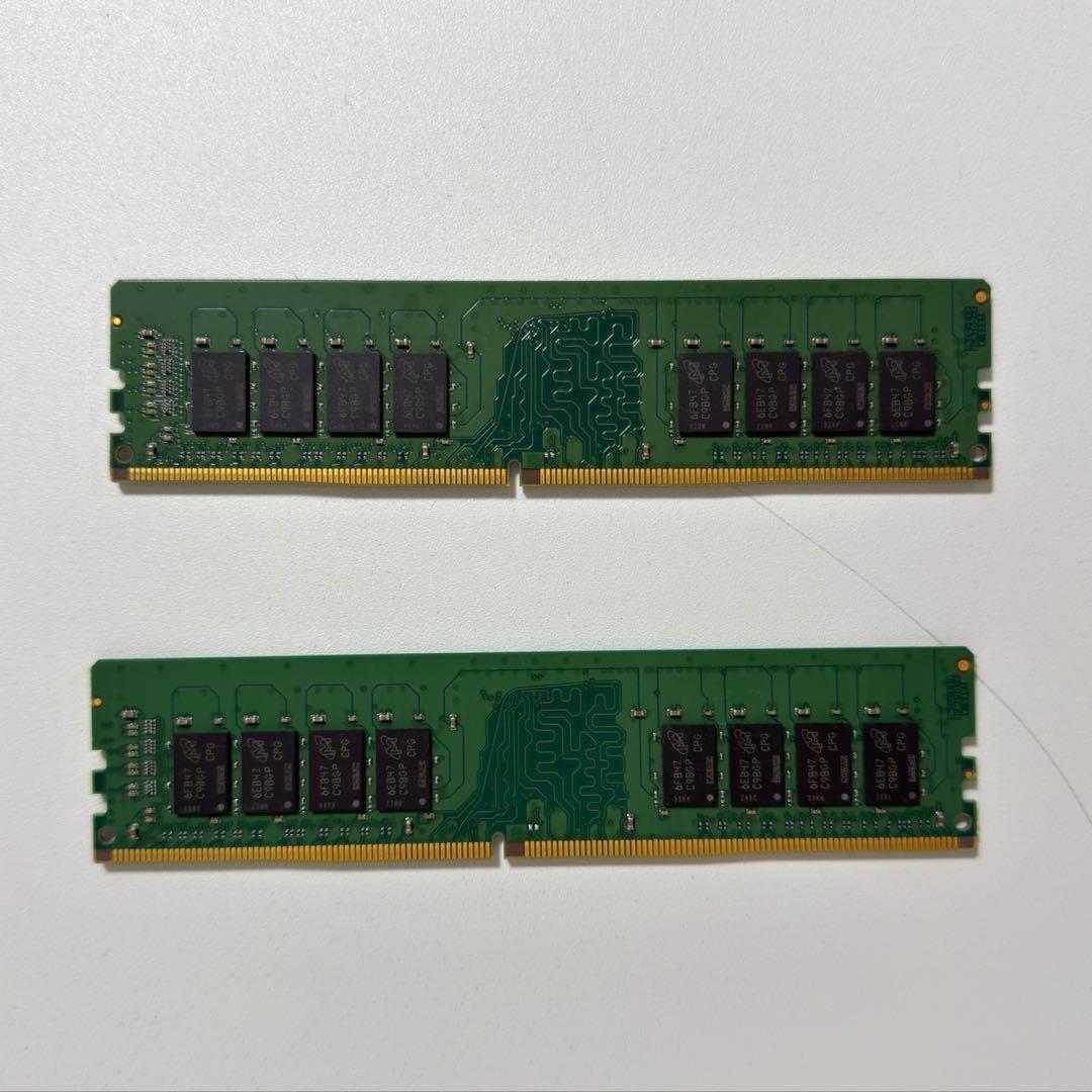 crucial DDR4 16GB メモリ×2　32GB