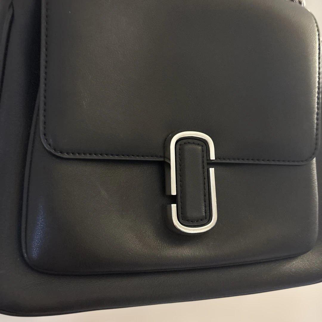 マークジェイコブス　サッチェル　ブラックチェーン ショルダーバッグ大