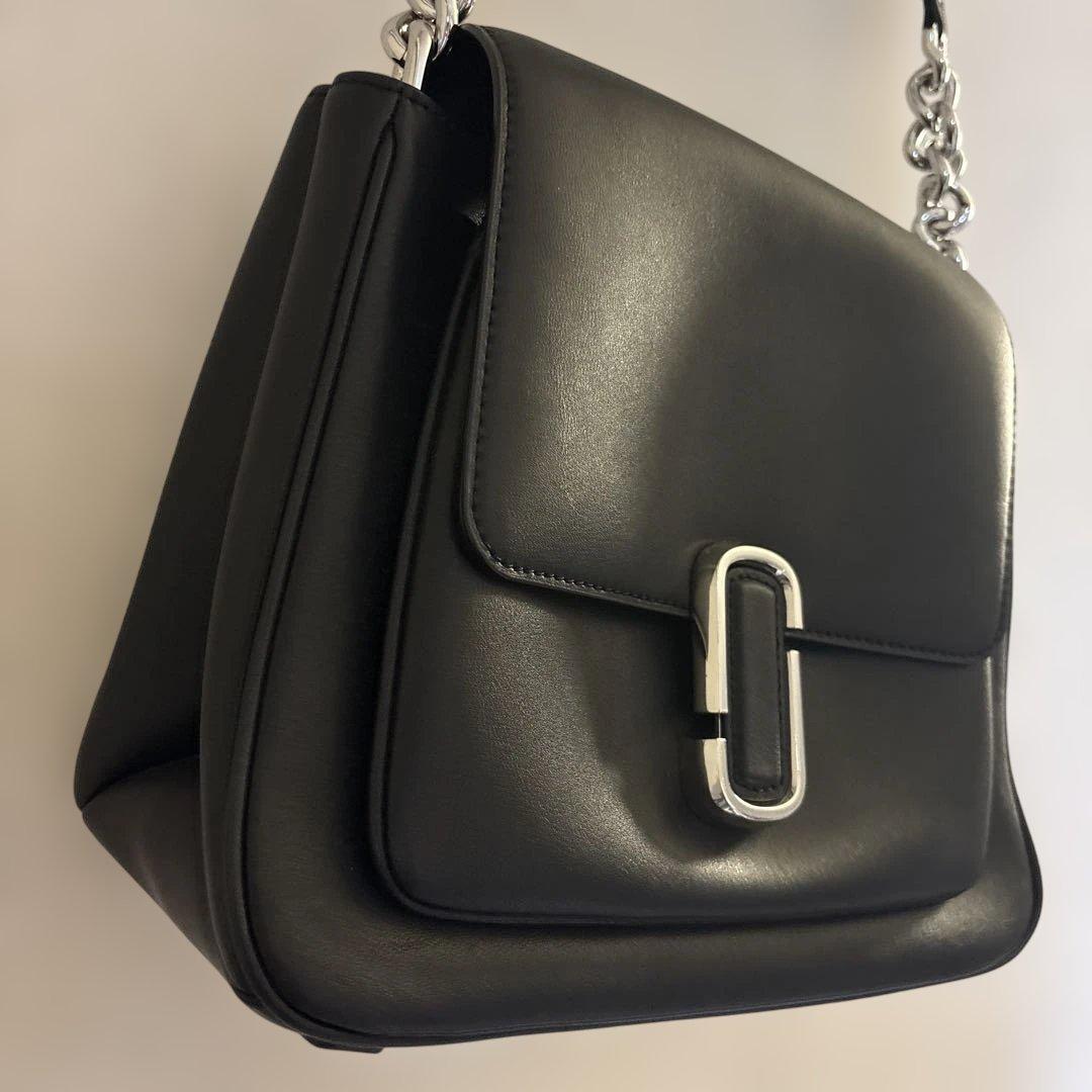 マークジェイコブス　サッチェル　ブラックチェーン ショルダーバッグ大