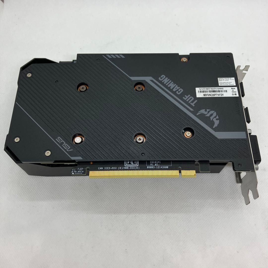 グラフィックボード・グラボ・ビデオカード ASUS TUF GTX1660TI T6G EVO GAMING No.129