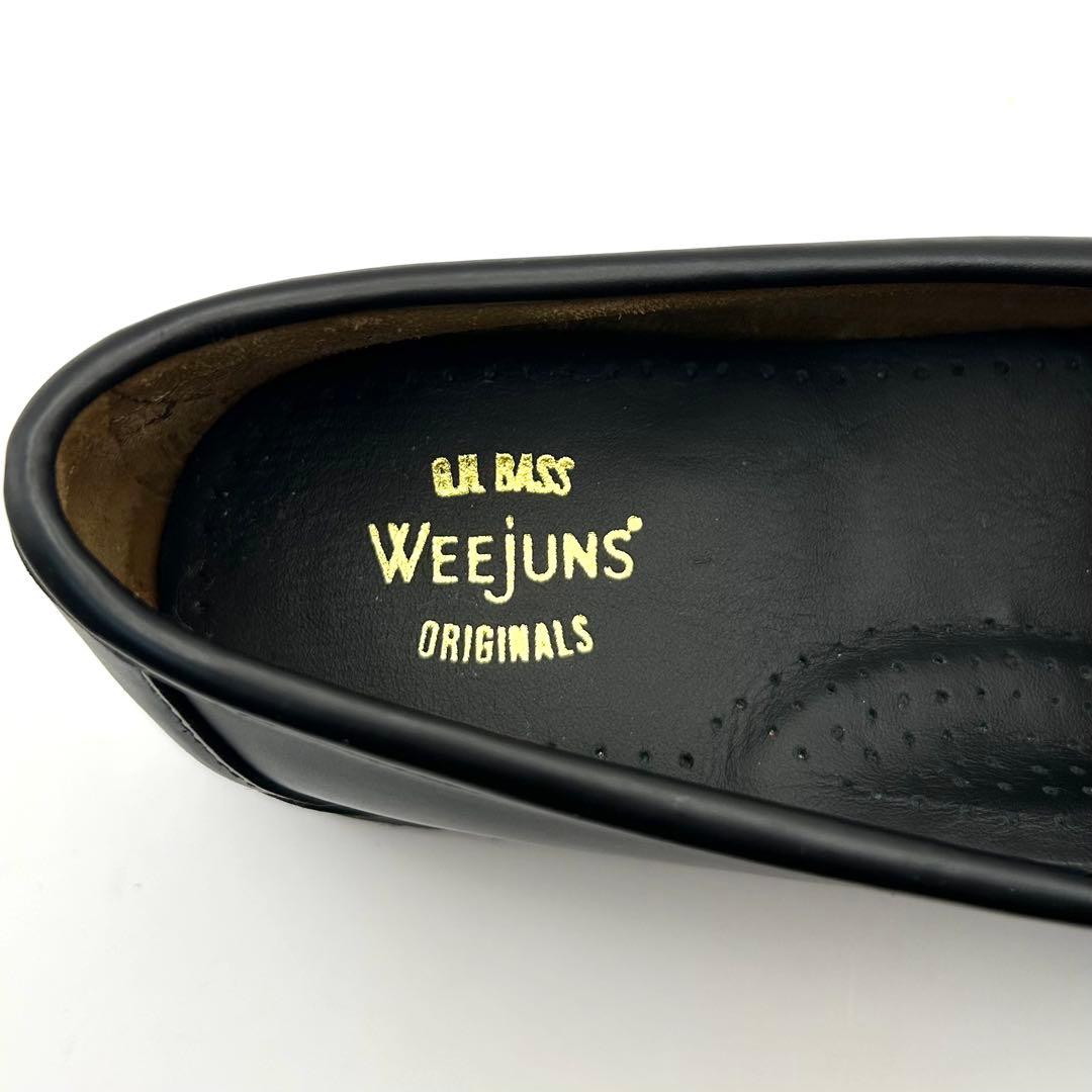 未使用級✨ G.H. BASS 【24.5㎝】 ビットローファー 厚底 ブラック