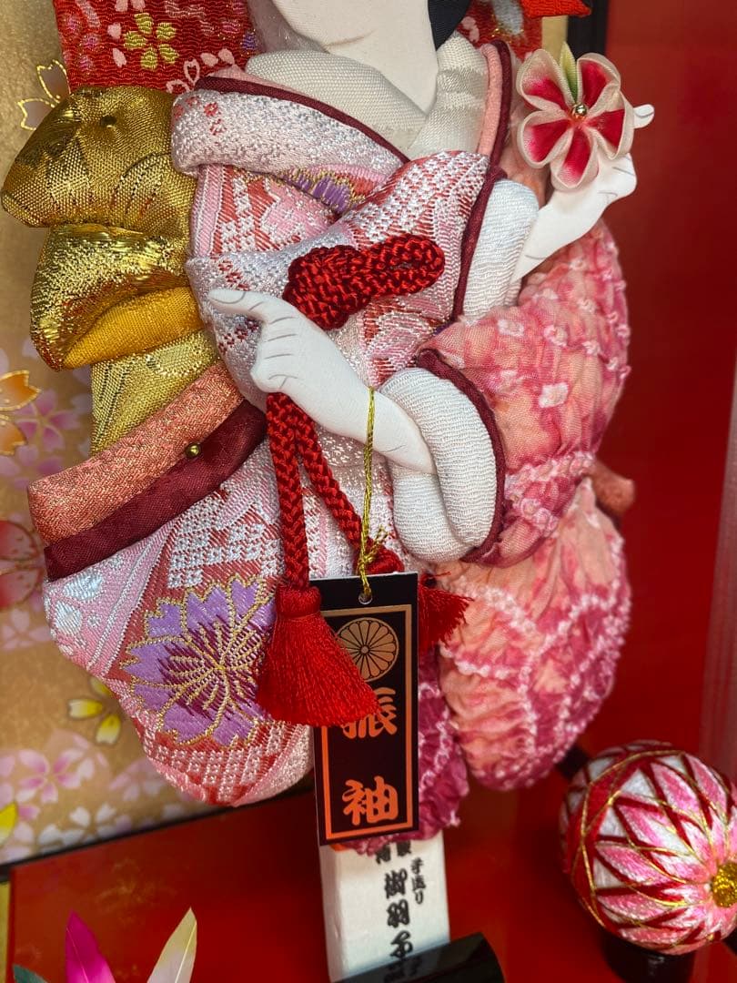 羽子板ガラスケース８号・コンパクトサイズ　間口約２４×奥行約１８×高さ約４０㎝