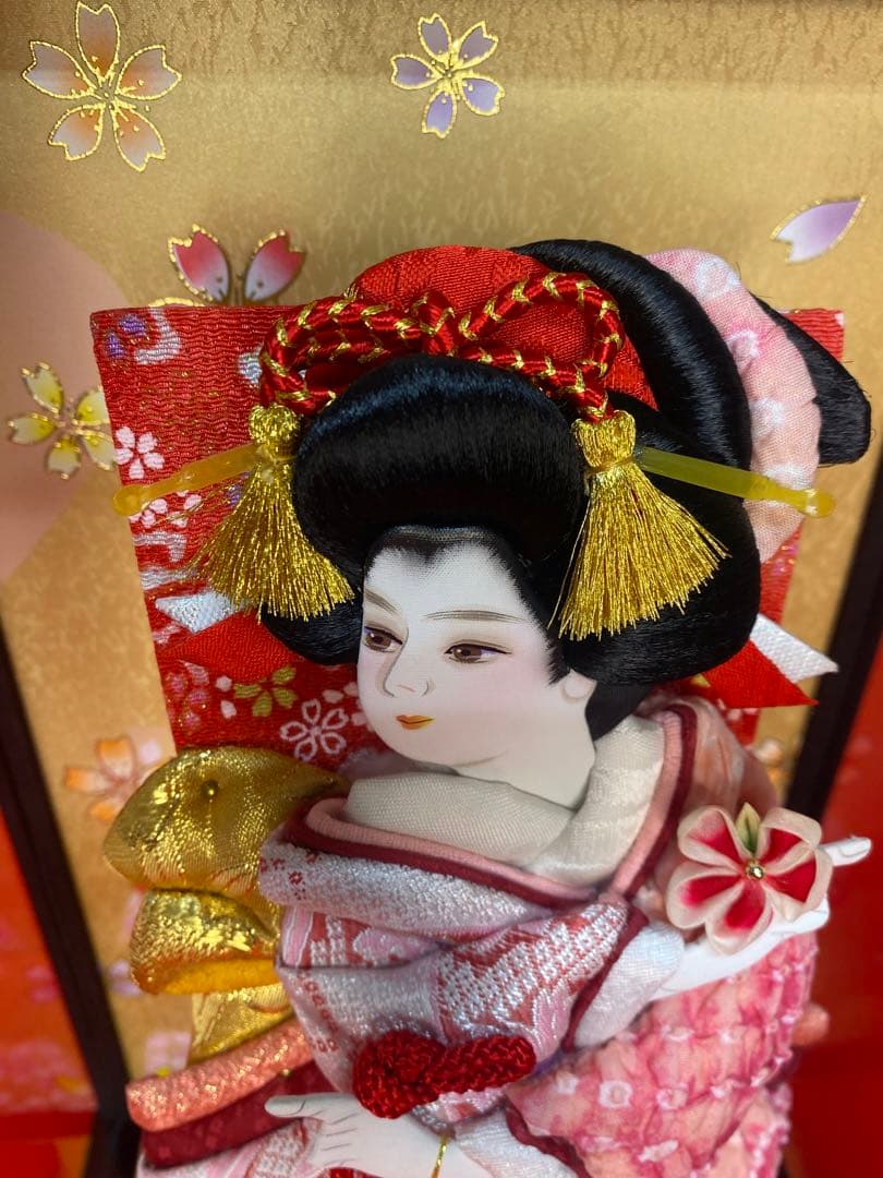 羽子板ガラスケース８号・コンパクトサイズ　間口約２４×奥行約１８×高さ約４０㎝