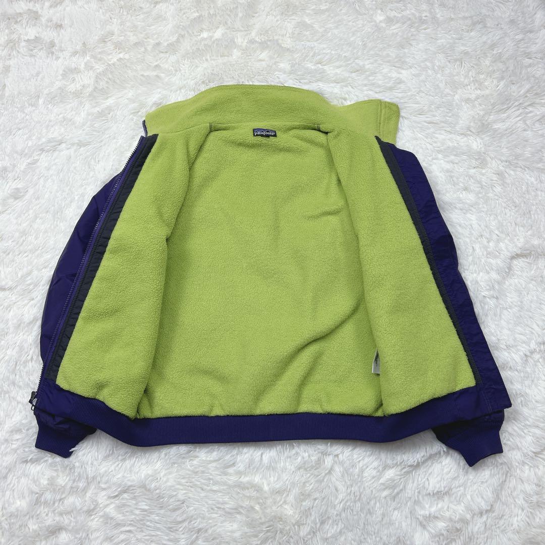 90s パタゴニア　USA製 シェルドシンチラ　ナイロンジャケット　紫　黄色