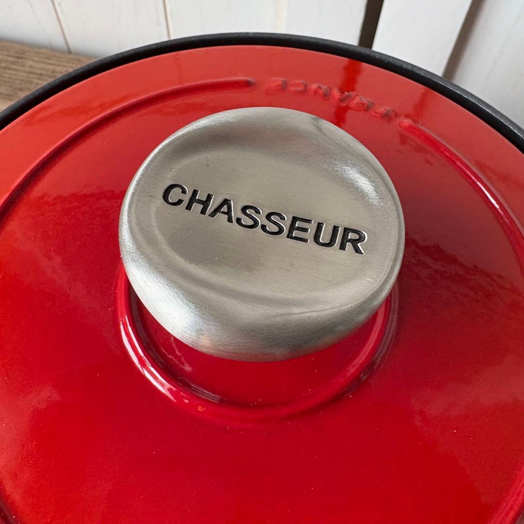 【未使用　少々難あり】シャスール　ホーロー鍋 鋳鉄鍋　コクエル16㎝　1.7L