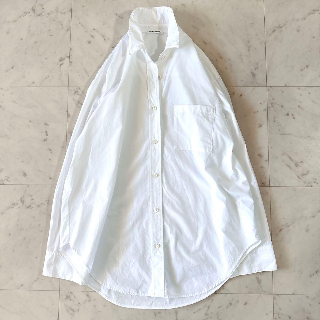 極美品♪ドゥーズィエムクラス Big Wash シャツ ゆったり オーバーサイズ