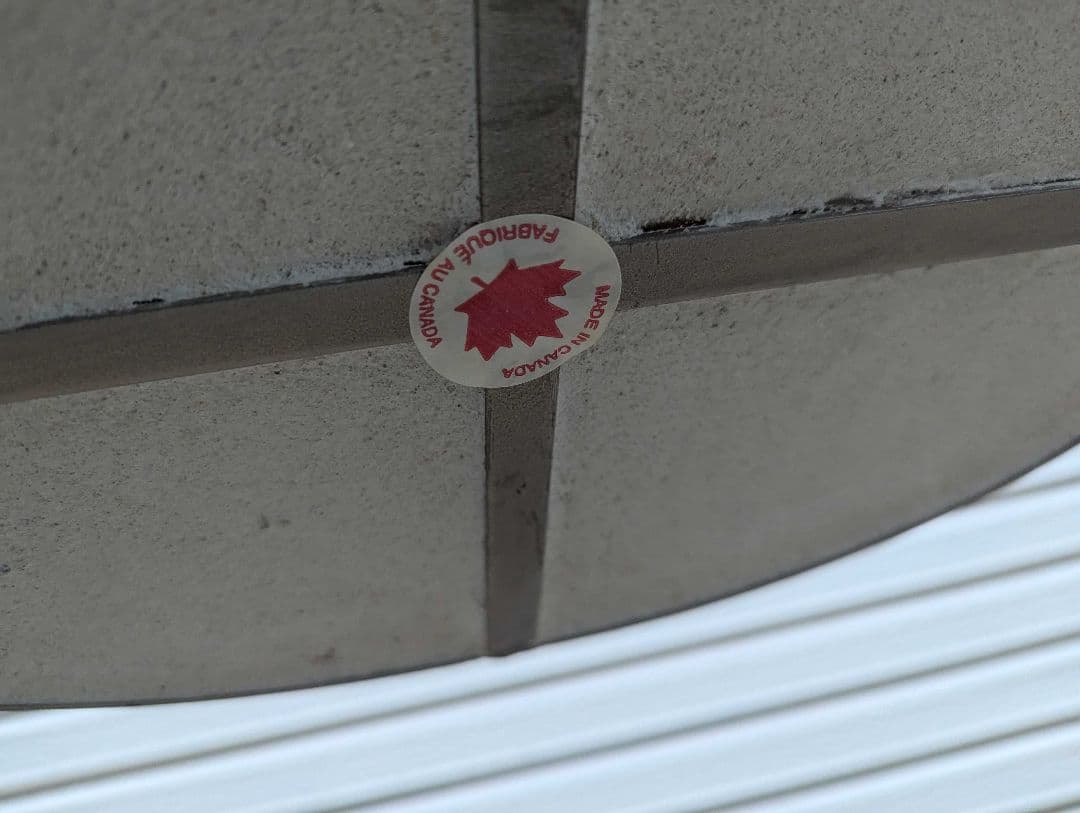 カナダ製　ヴィンテージ モザイクタイル 2段ティースタンド サイドテーブル