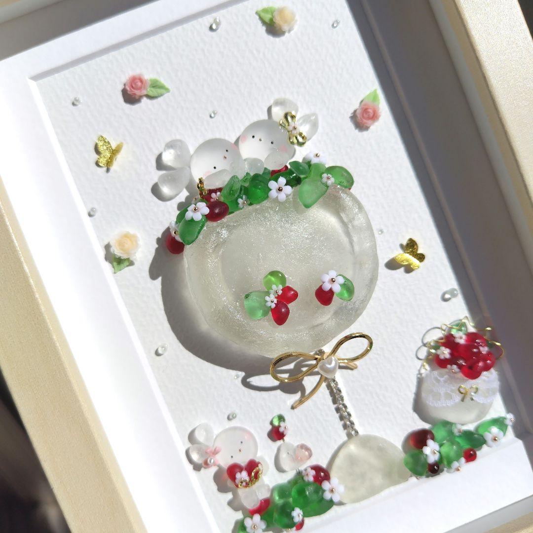 シーグラスアート『 雨の詩 』他5点