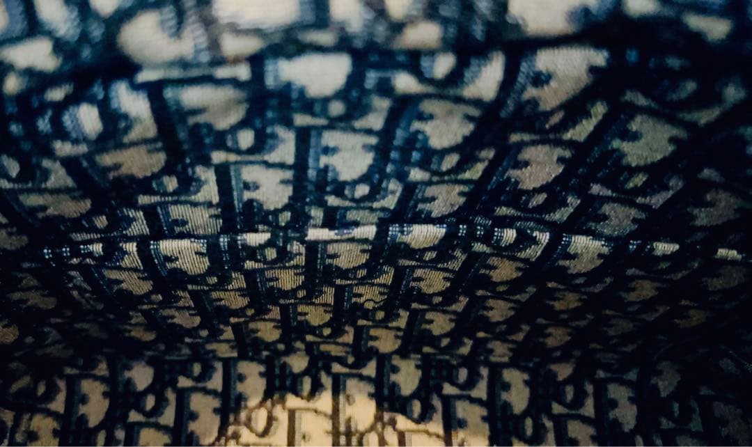 DIOR ディオール　ウィッカー　バスケットバッグ　オブリーク　カゴバッグ　大