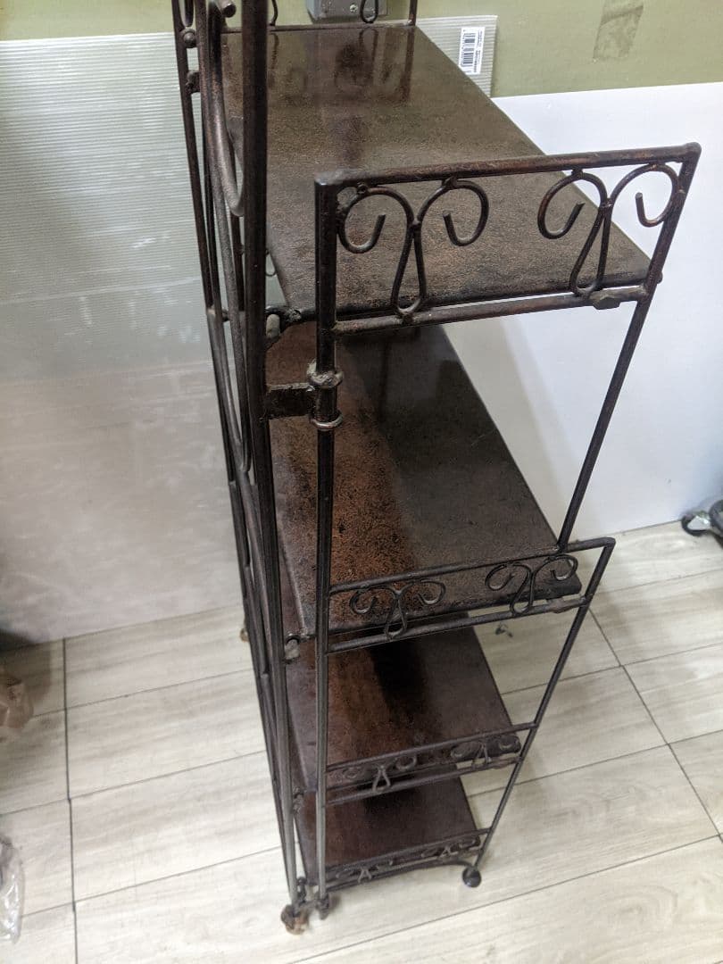 アイアン　シェルフ　アンティーク