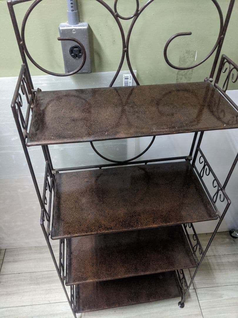 アイアン　シェルフ　アンティーク