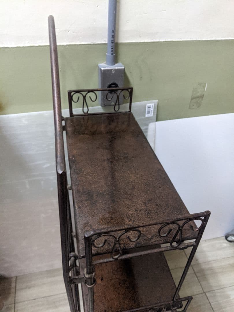 アイアン　シェルフ　アンティーク