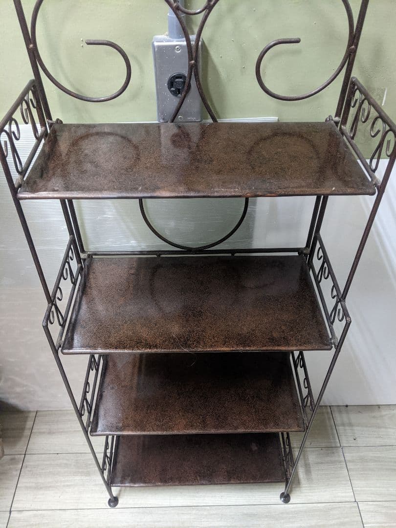 アイアン　シェルフ　アンティーク