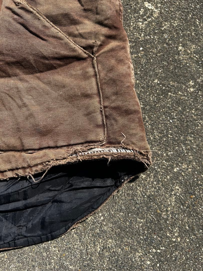 【激レア】90s USA製Carhartt カーハート ダックベスト フェード
