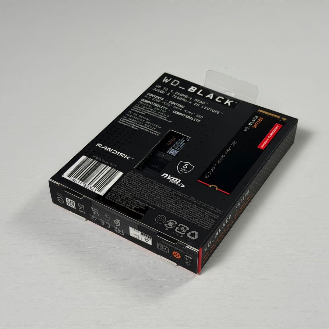 WD_BLACK SN7100シリーズ M.2 NVMe SSD 2TB