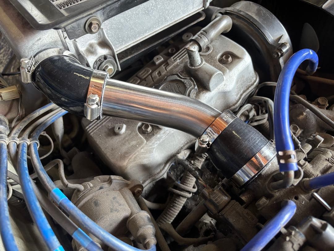 【オールド】ジムニー 【JA11】ターボパイプ2点set SUS製ブラック