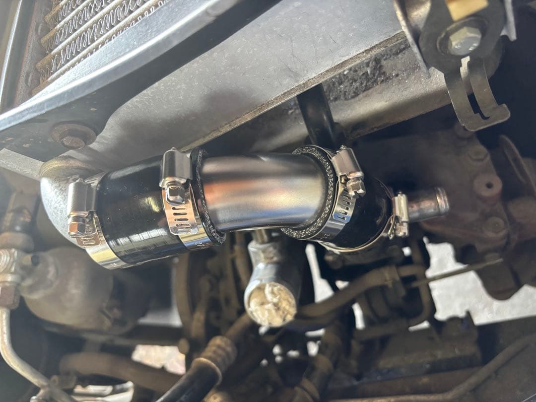 【オールド】ジムニー 【JA11】ターボパイプ2点set SUS製ブラック