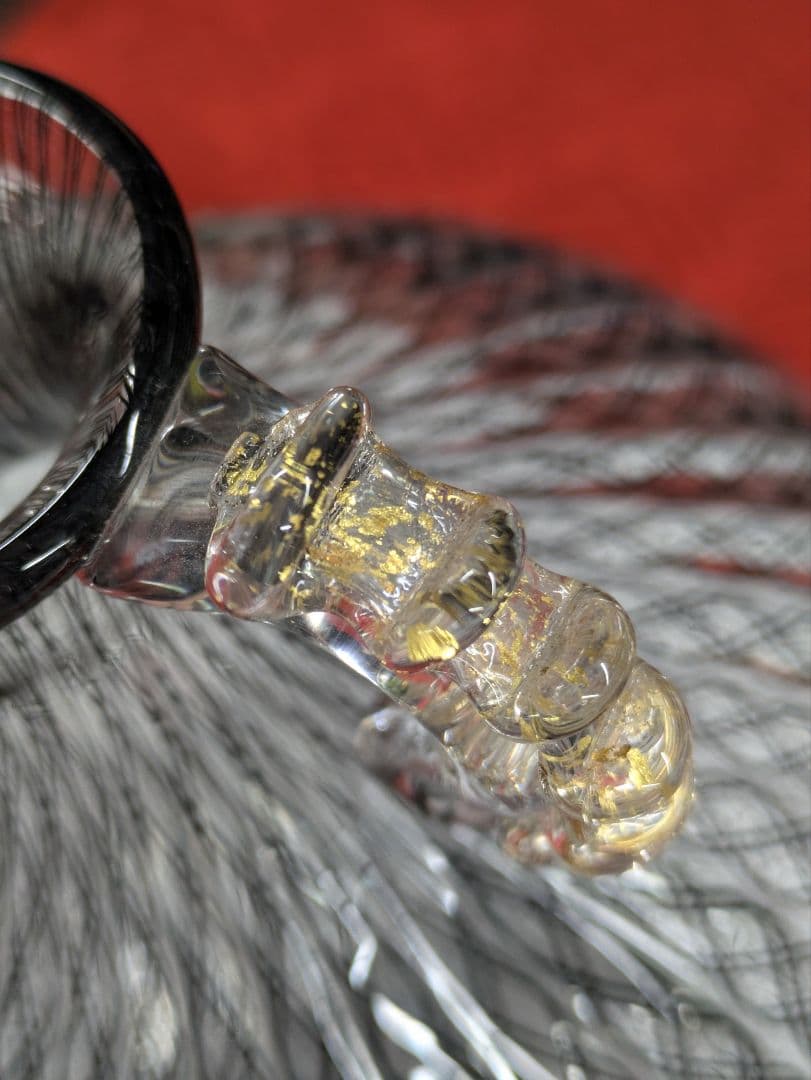 花瓶　金彩レース花瓶　新品 美品　TSUKIYONO