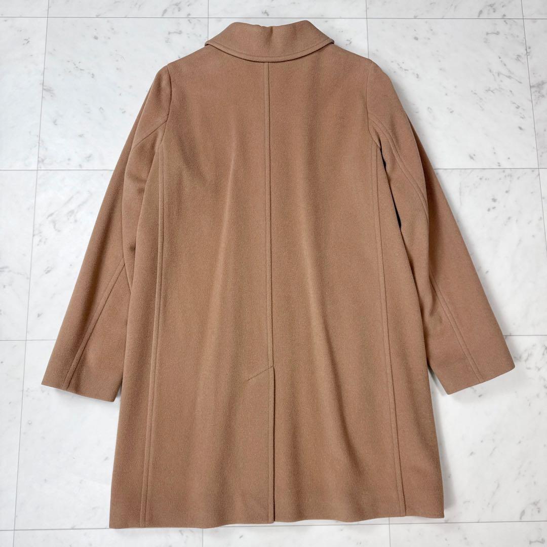 美品 マッキントッシュロンドン メルトンステンカラーコート キャメル サイズ38