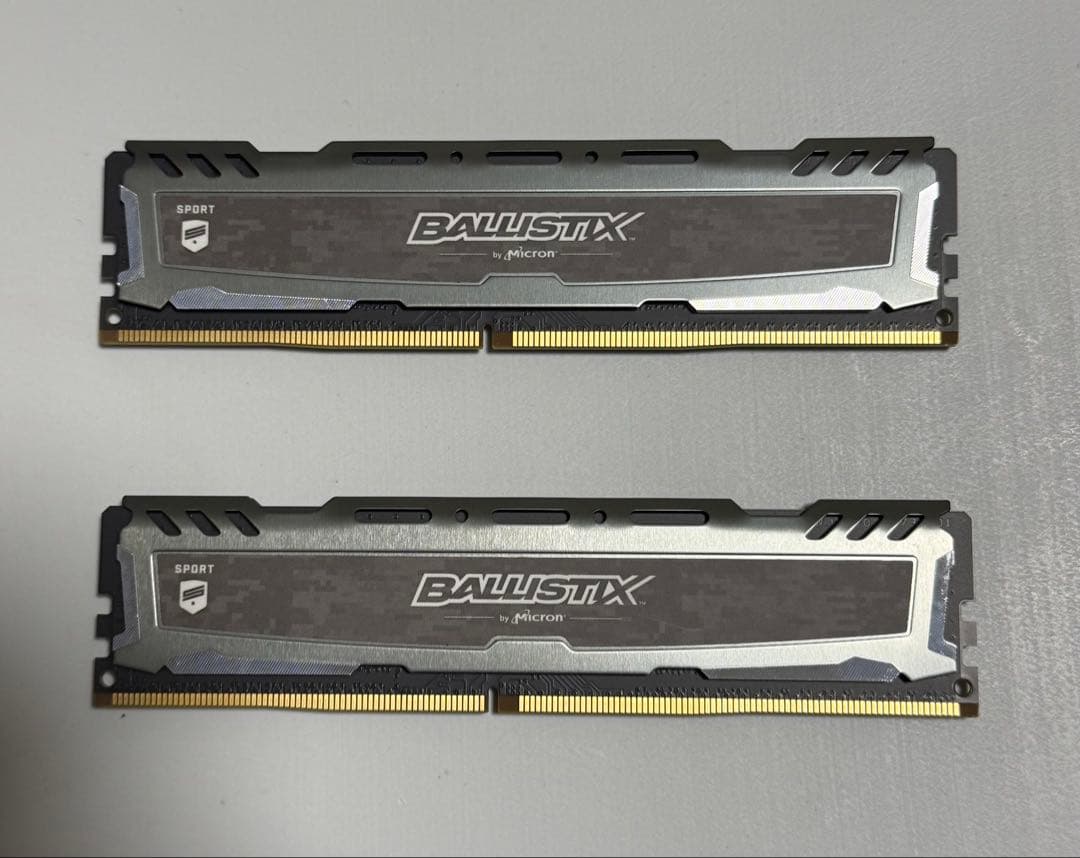 2枚セット8GB DDR4メモリー BALLISTIX Micro