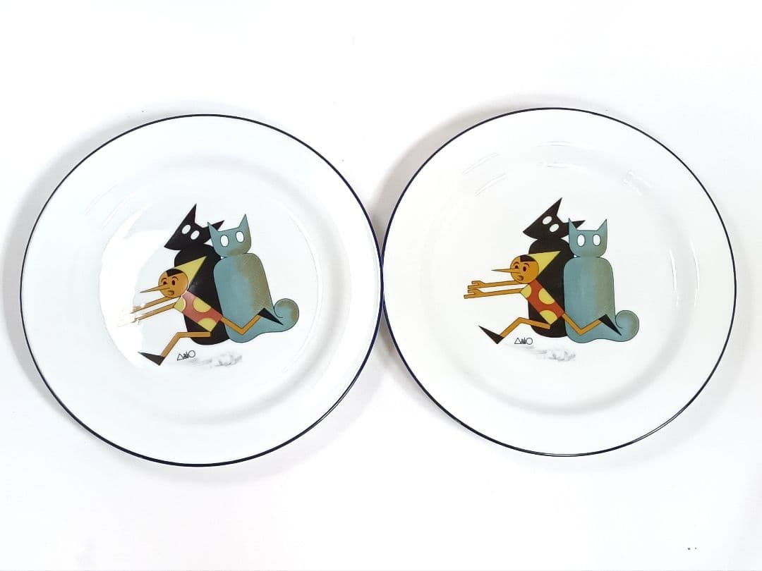 【希少】リチャードジノリ 100周年記念プレート 20.5cm ピノキオ