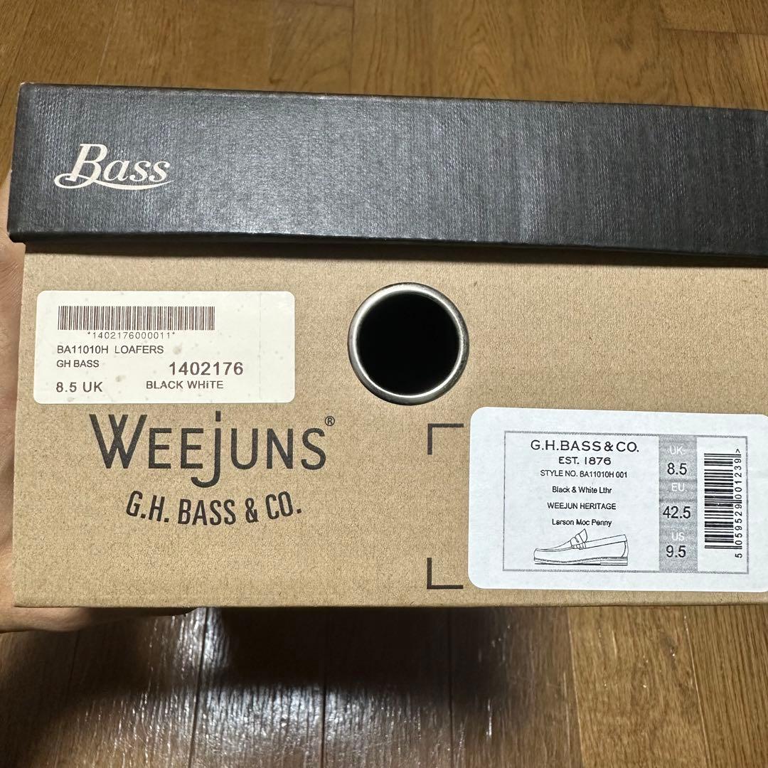 【人気】G.H. BASS LARSON ローファー UK8.5 バイカラー