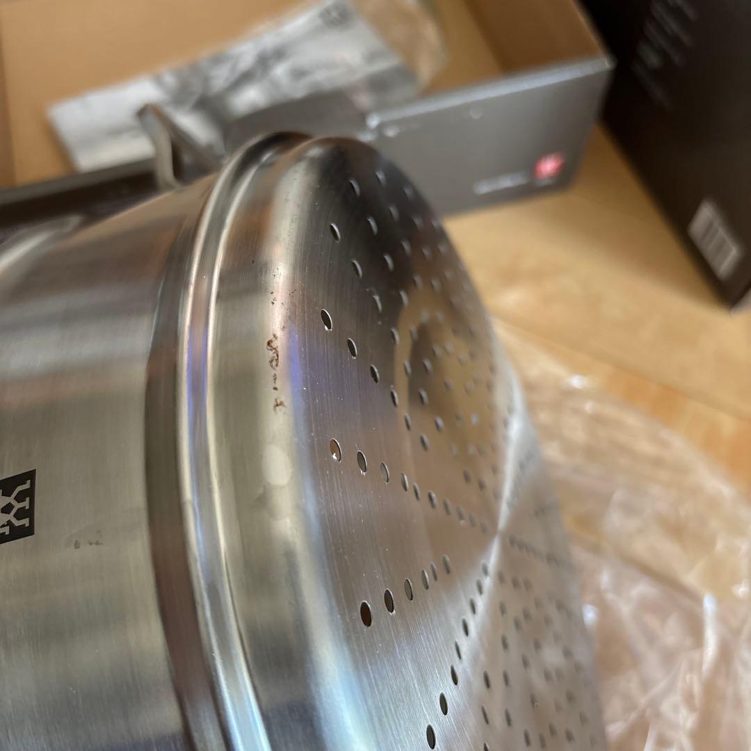 値下げ ZWILLING Moment 24cm 両手鍋 スチーマー セット