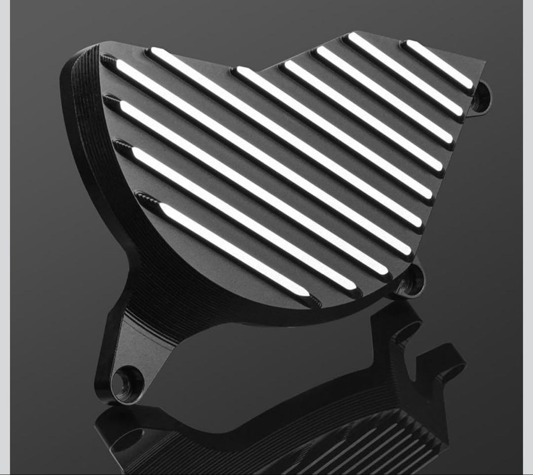 ブラックアルミバイクエンジンカバーセット