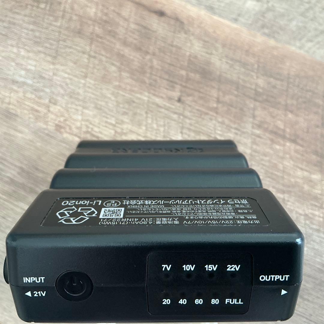 BURTLE ファン　バッテリー　セット 最終値引きします