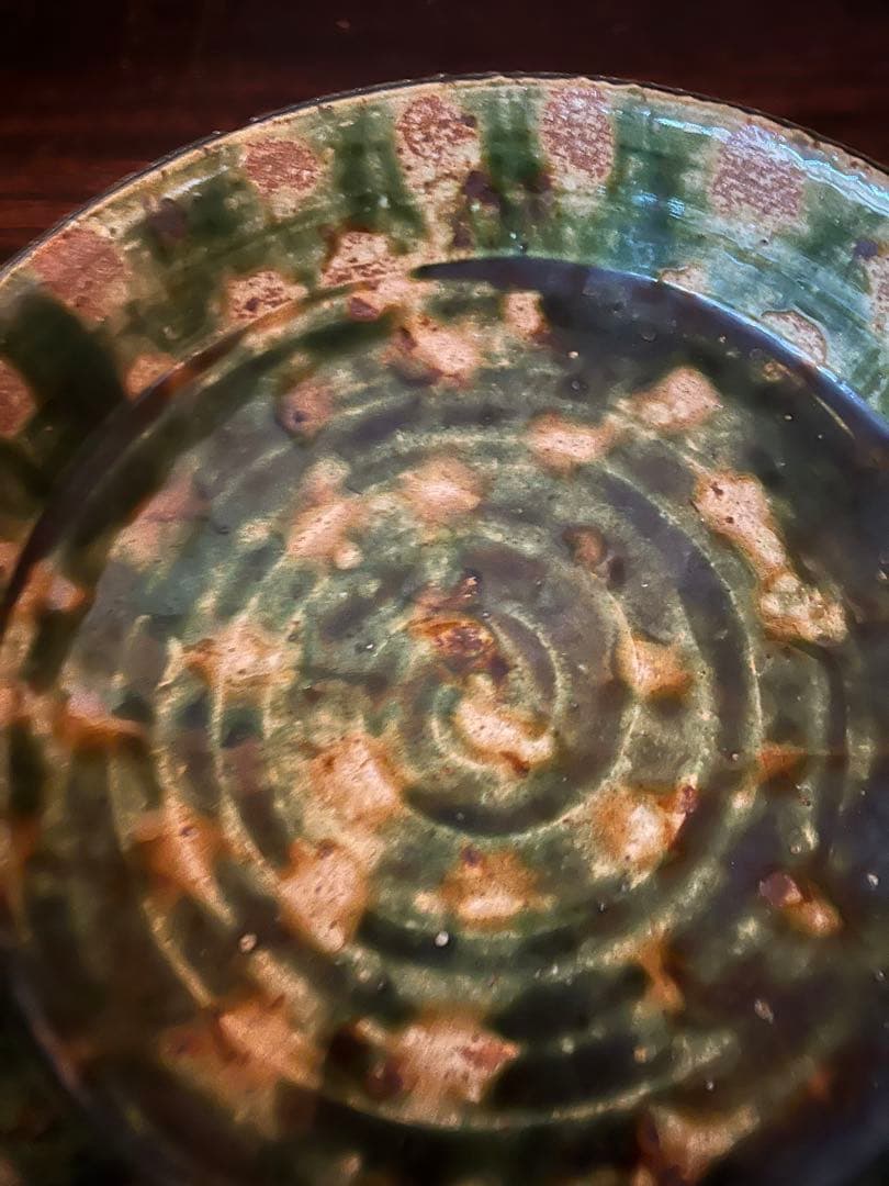 陶器鉢皿　作家の個展で購入の作品