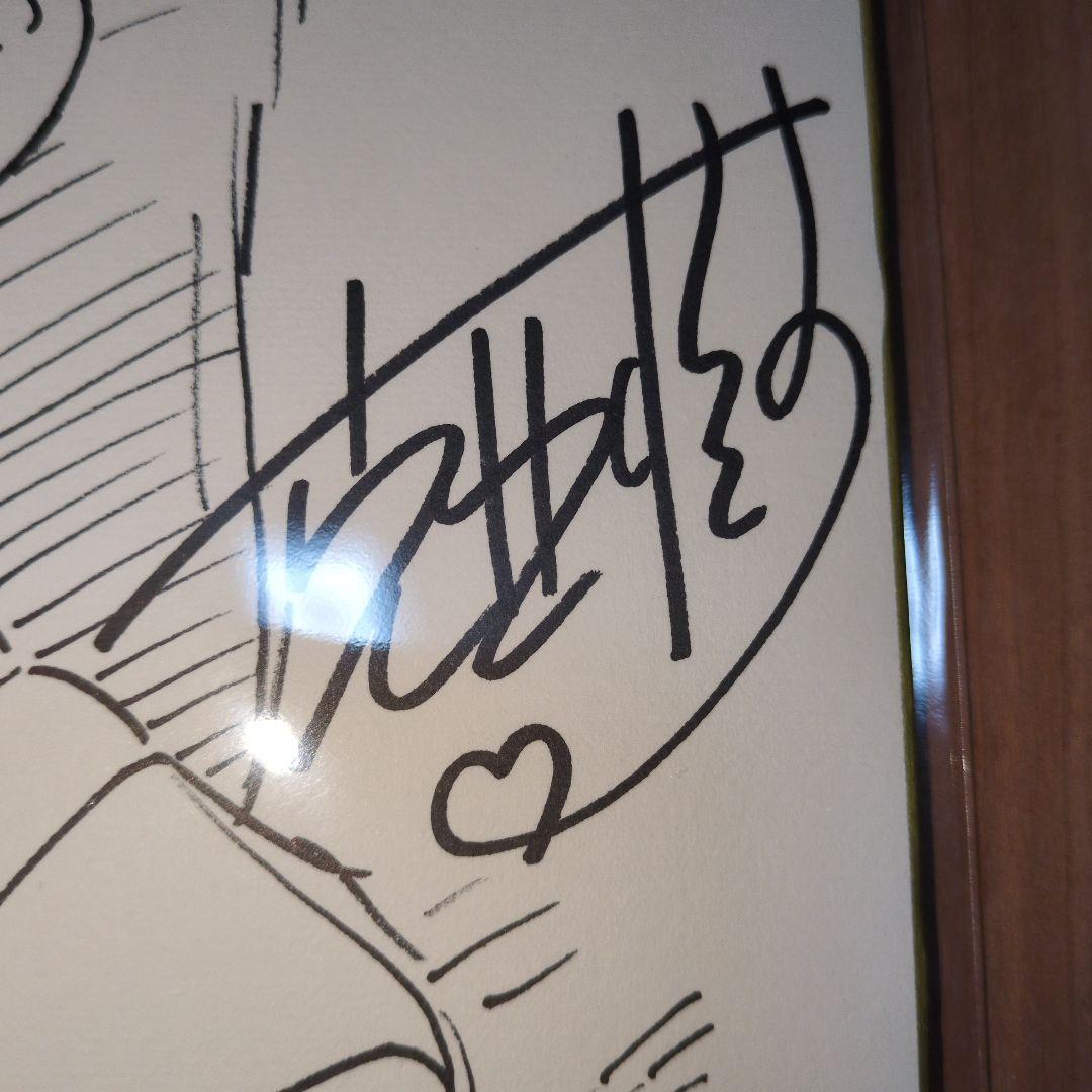 克亜希先生　直筆サイン入り　色紙　2人エッチ　イラストも肉筆　値段交渉OK