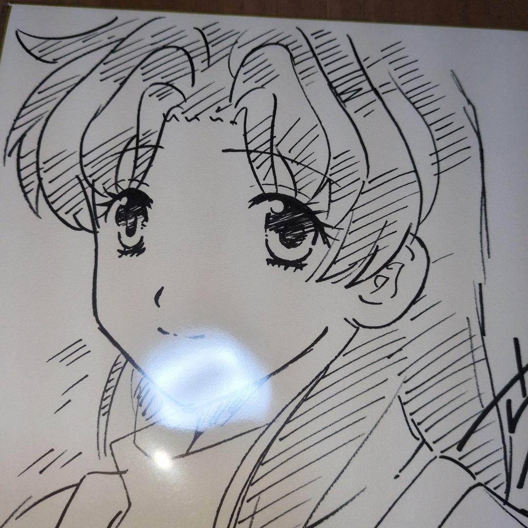 克亜希先生　直筆サイン入り　色紙　2人エッチ　イラストも肉筆　値段交渉OK