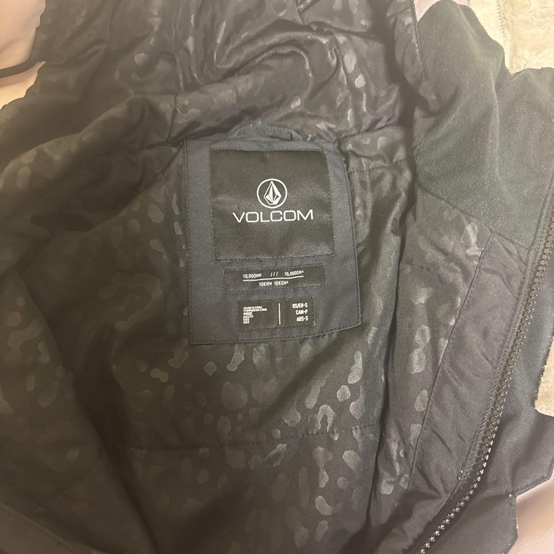 VOLCOM スノーボードジャケット M 黒/pinkpurple